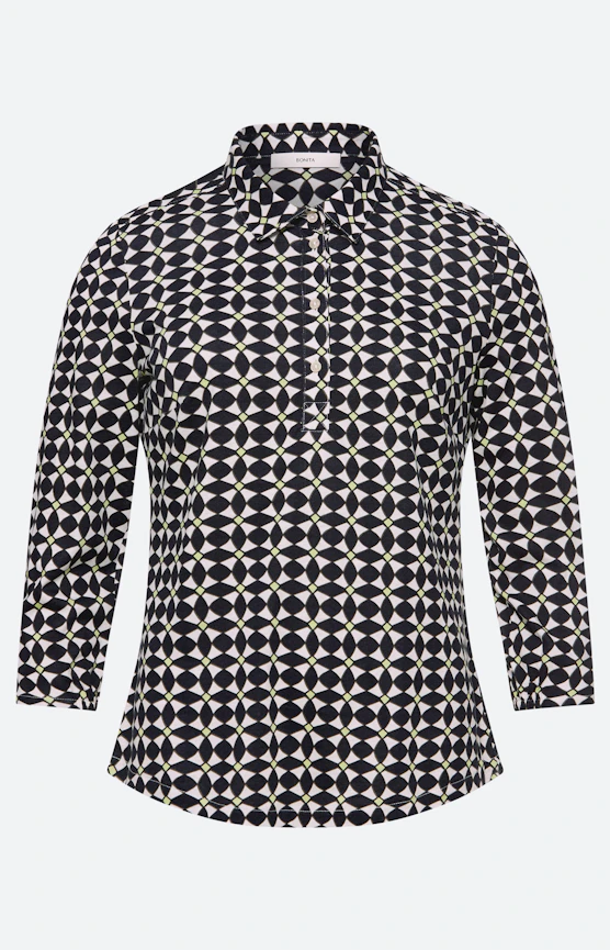 Shirt mit Umlegekragen, navy