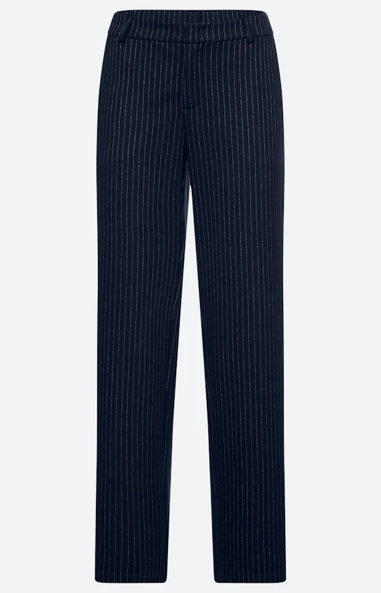 Marlenehose mit Streifen 30Inch, navy
