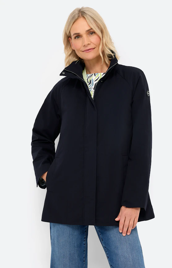 Jas in trenchcoat-design, navy