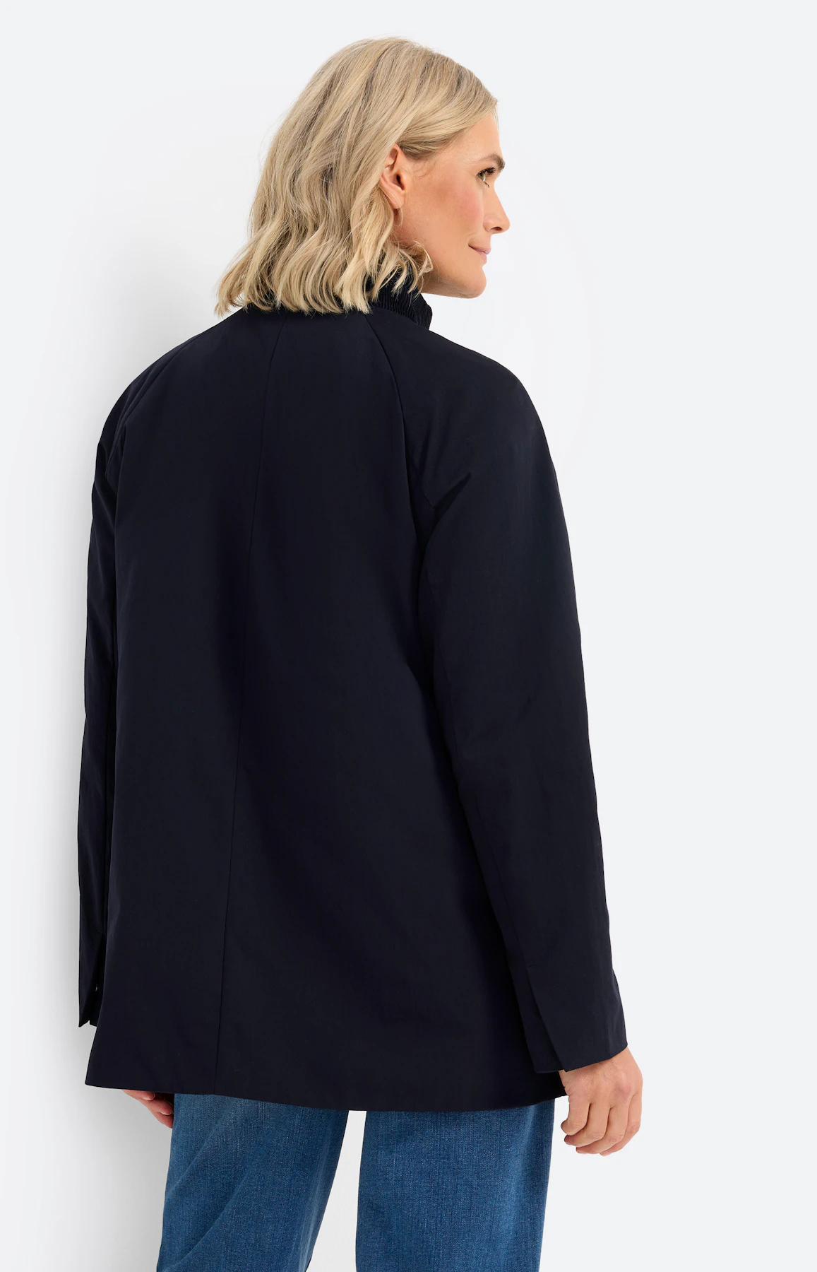Jas in trenchcoat-design, navy