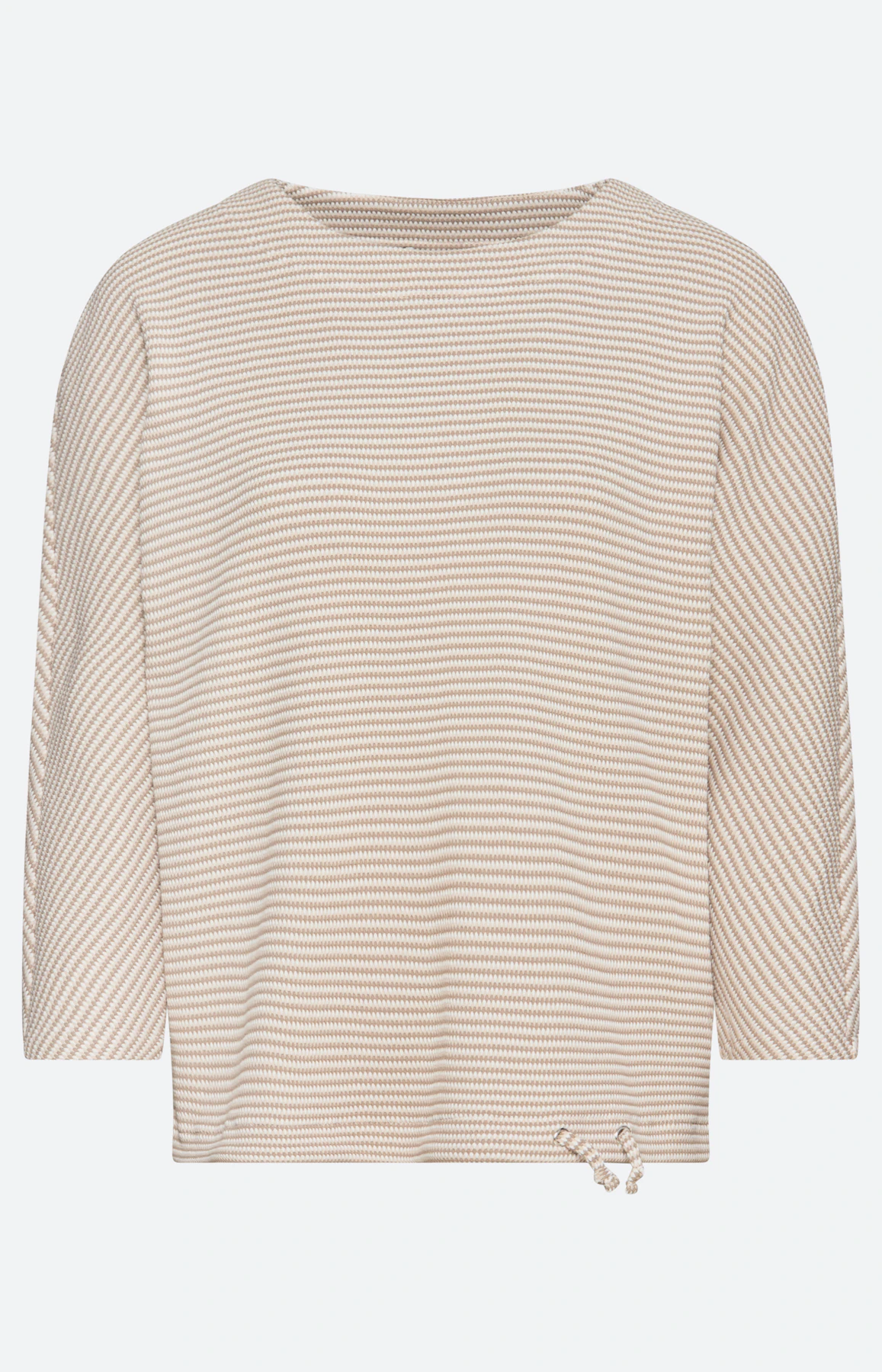 Shirt met structuur, greige