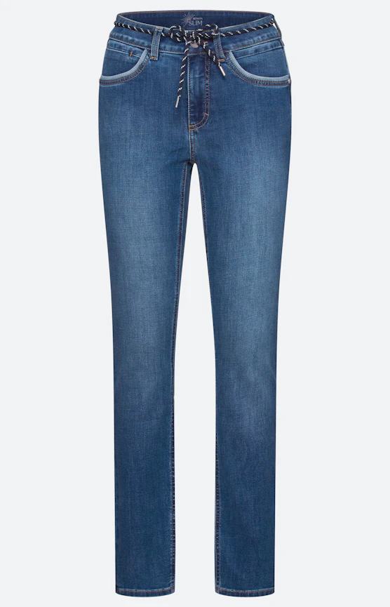 Jeans in slim fit 30 inch, mid blue