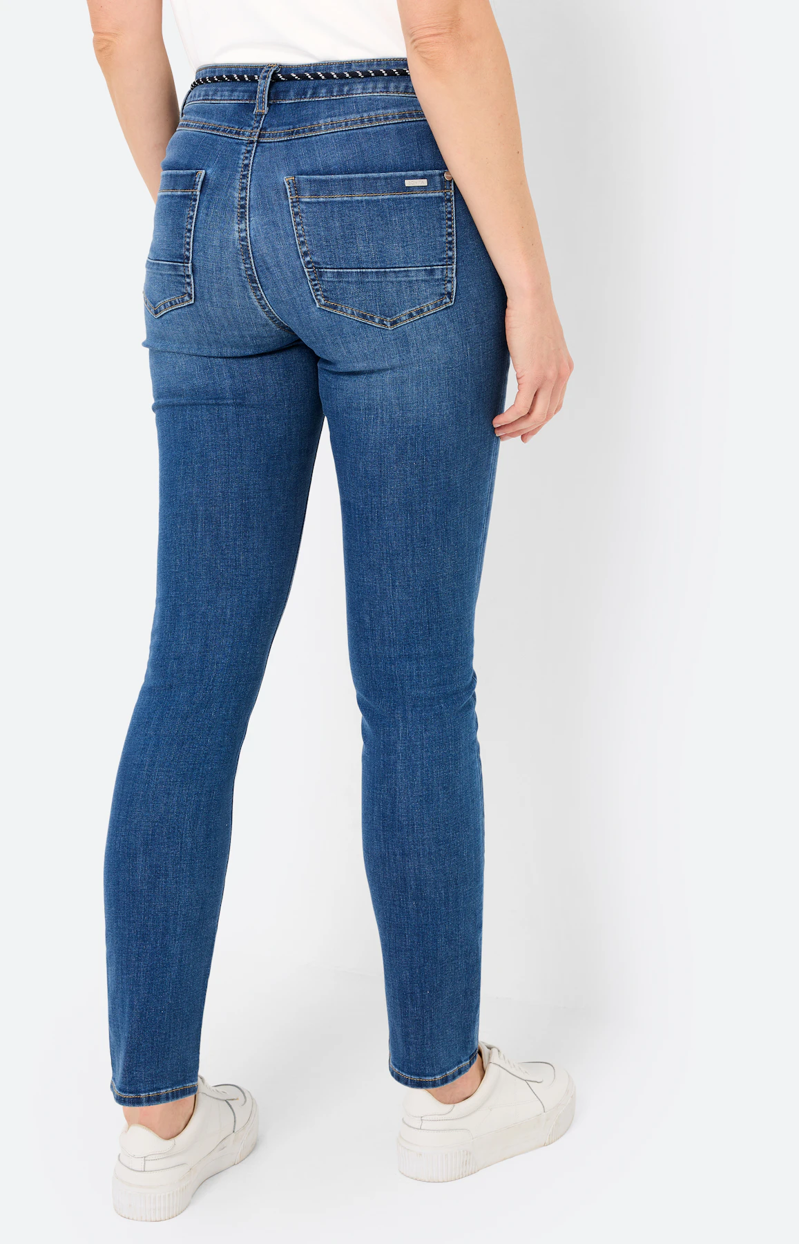 Jeans in slim fit 30 inch, mid blue