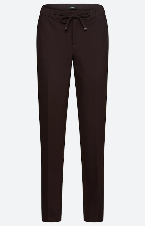 Broek met smalle pijpen 30 inch, bruin