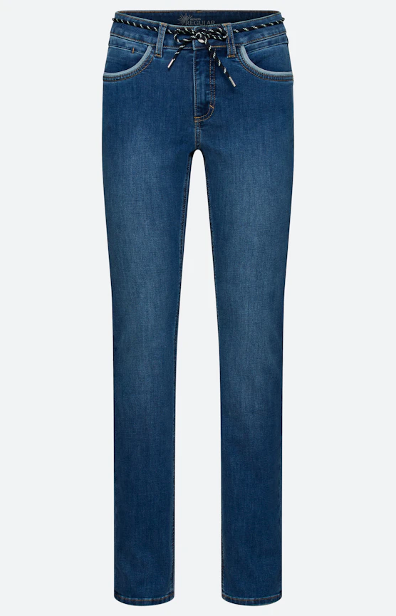 Jeans in regular fit 32 inch, mid blue