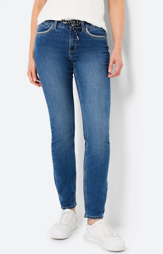 Jeans in regular fit 32 inch, mid blue