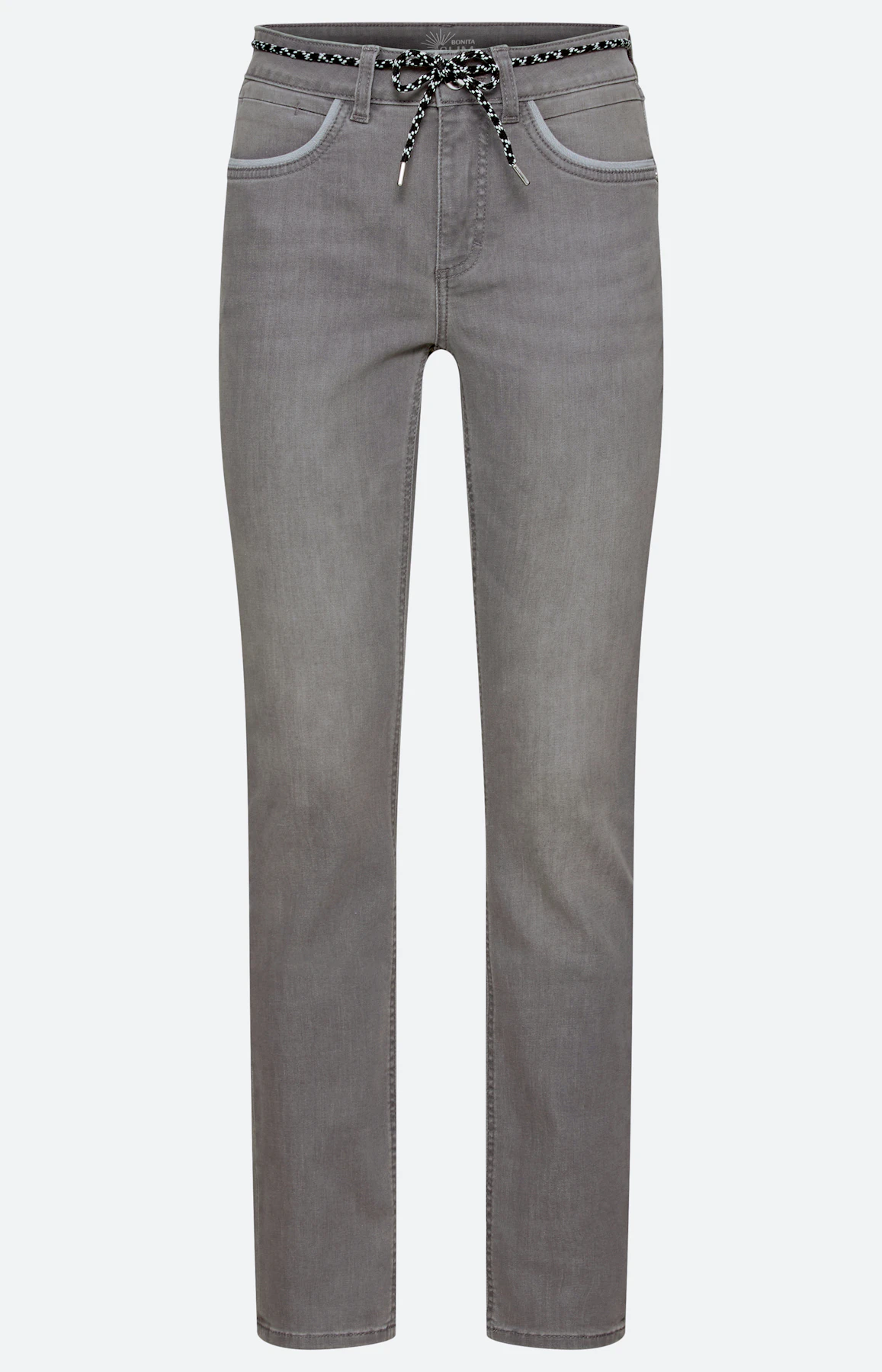 Jeans in slim fit 30 inch, grijs