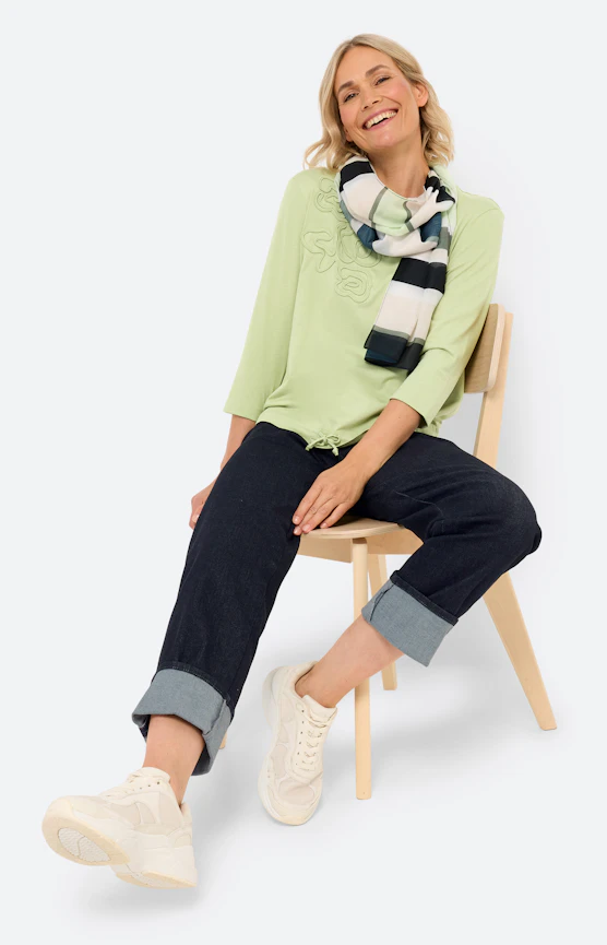Een collectie met bloemige accenten en moderne laagjeslooks
 Inspiratie uit de collectie "Casual Bloom"
