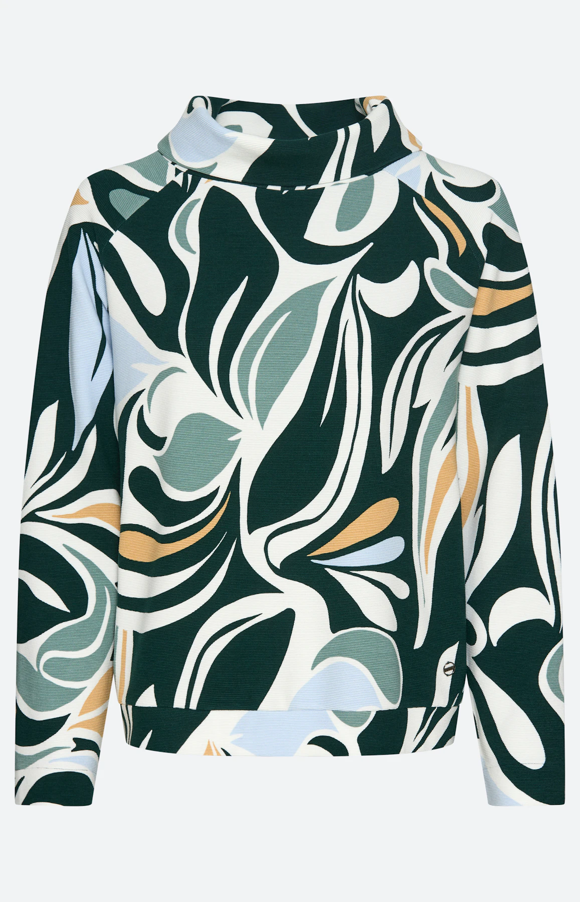 Sweatshirt met print all-over, groen