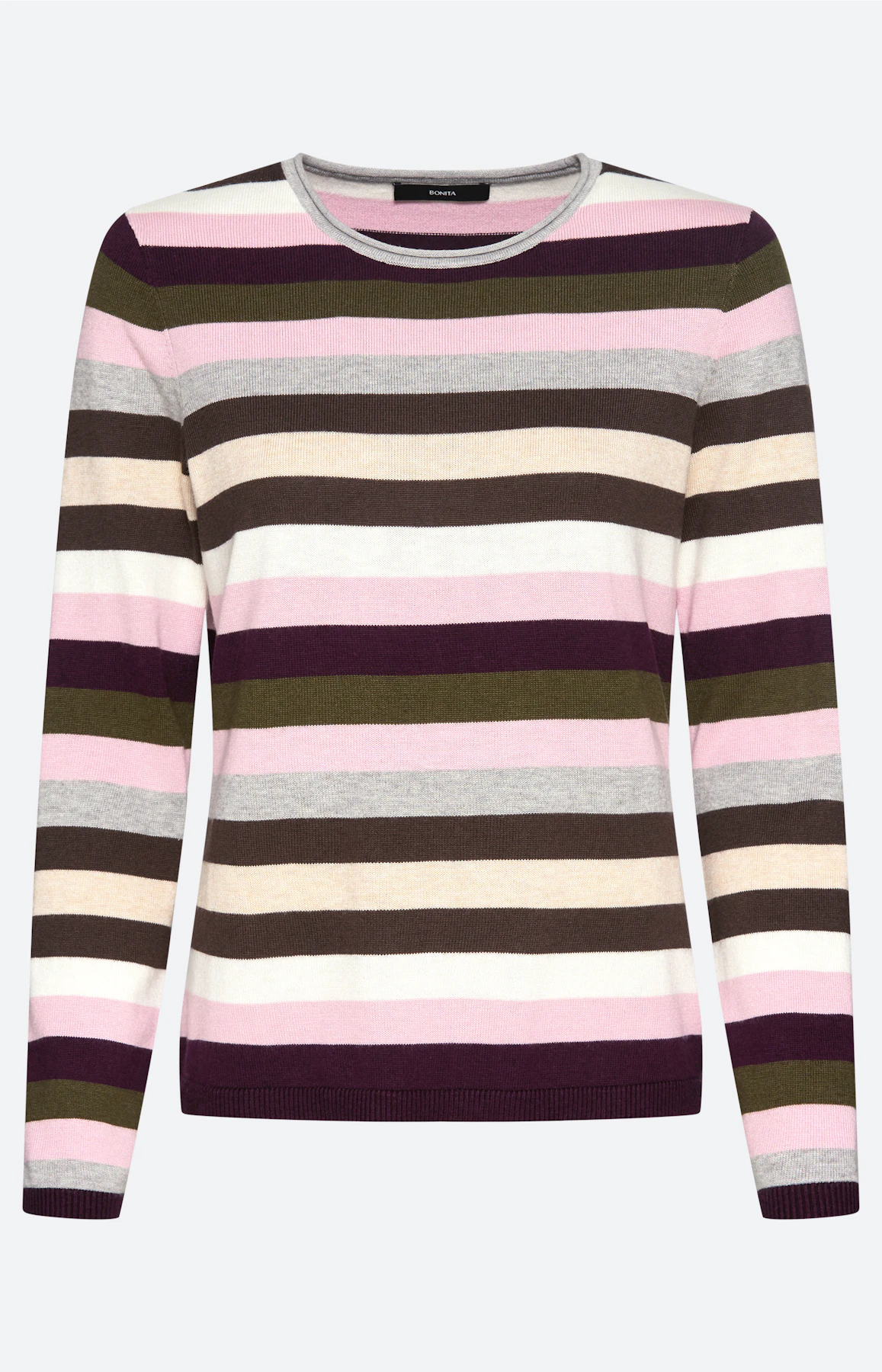 Trui met streepdessin, multicolour