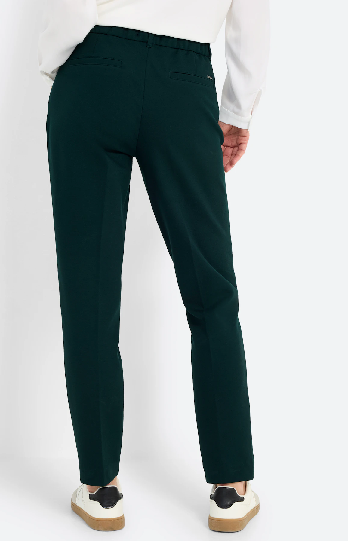 Broek van jersey 30 inch, groen