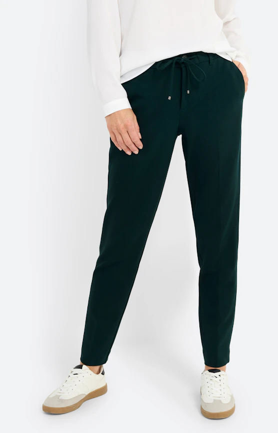 Broek van jersey 30 inch, groen