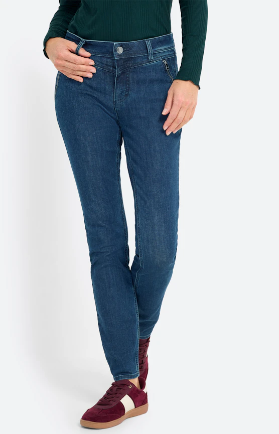 Jeans in slim fit 30 inch, dark denim